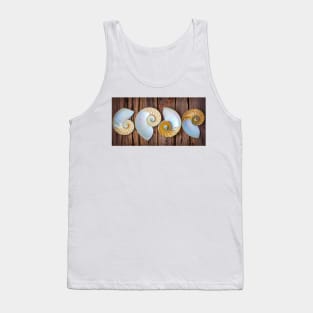 Four Chambered Nautilus Seashells Tank Top